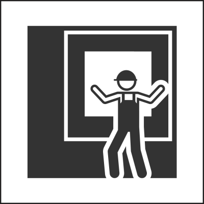 הדבקה לקיר קיים