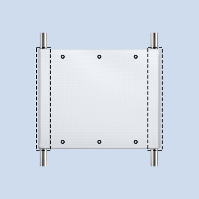 שרוול צד ימין + צד שמאל + טבעות