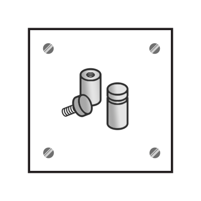 ספייסרים ניקל כסוף