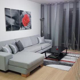הדפסה על זכוכית קולאג לסלון