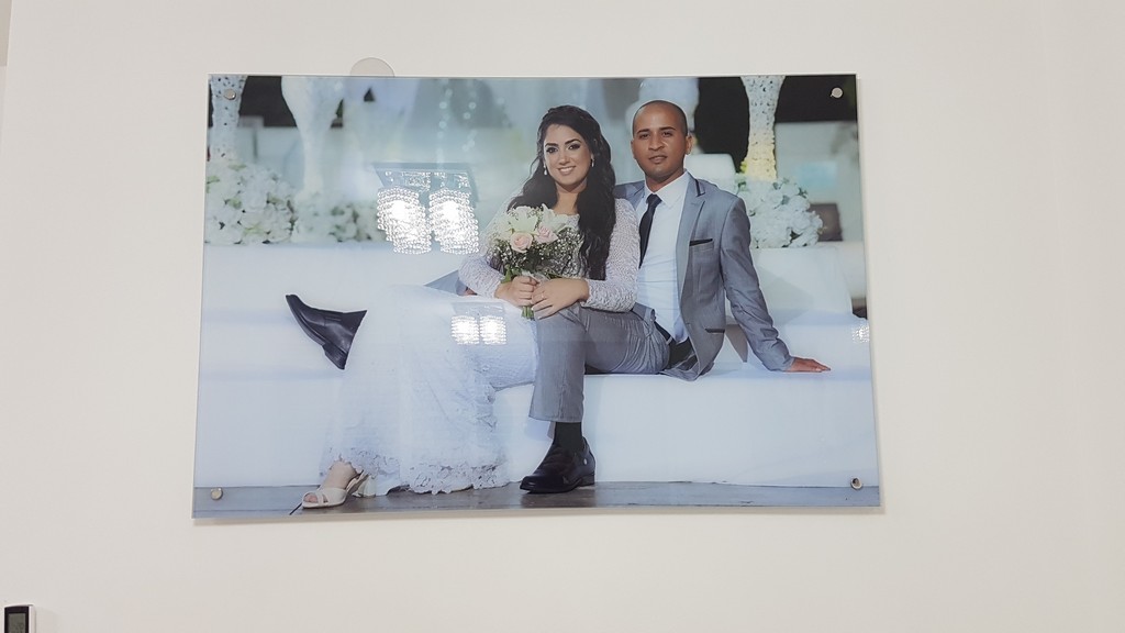 הדפסה על זכוכית חתונה