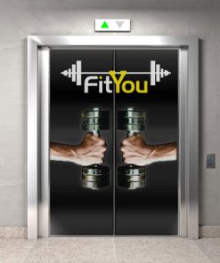 מדבקה למעליות