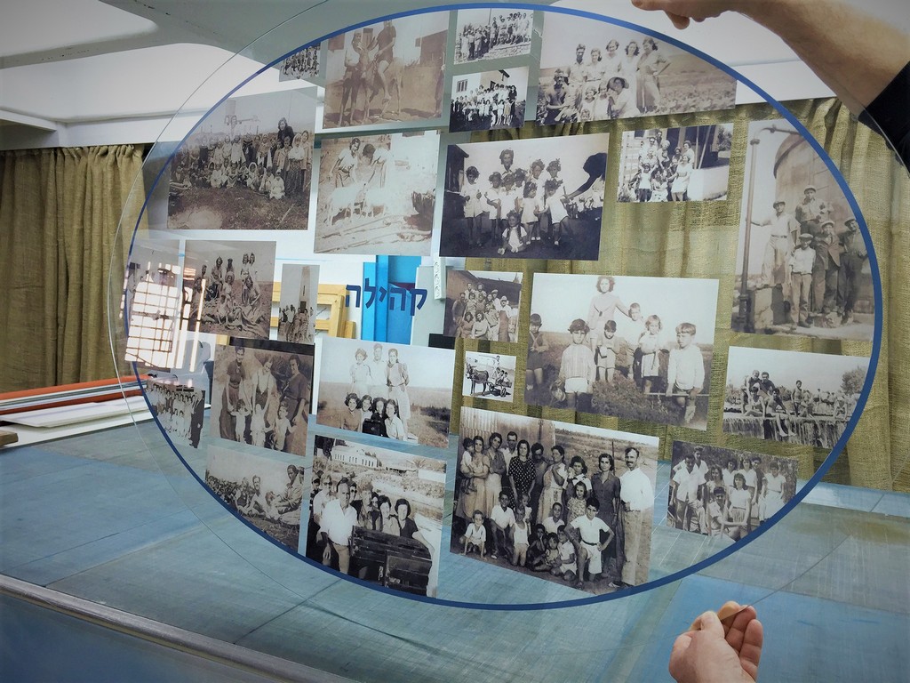 הדפסה על זכוכית עגולה צור משה