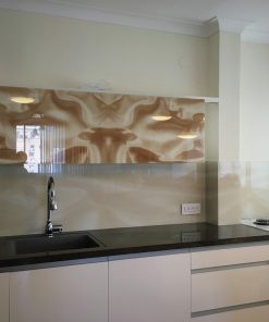 חיפוי זכוכית מודפסת למטבח