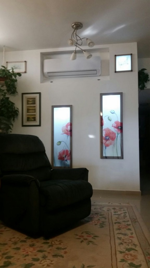מדבקת התזת חול מודפסת פרחים