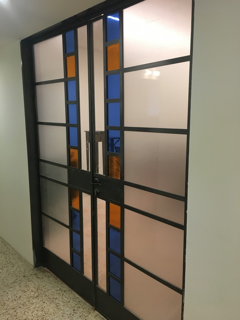 מדבקת התזת חול דלת חלונות