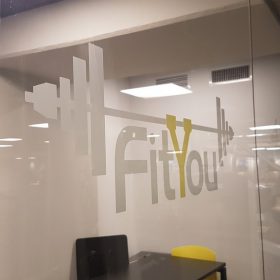 מדבקות לוגו דמוי התזת חול FITYOU