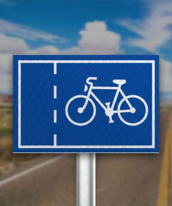 תמרור נתיב חד-סטרי לתנועת אופניים