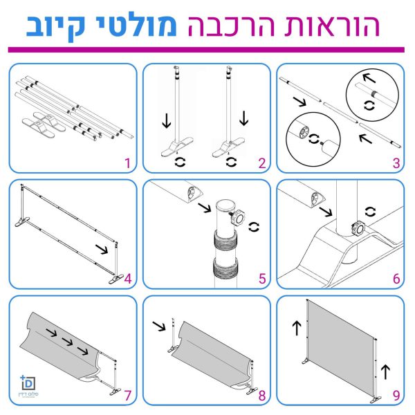 הוראות הרכבה מולטי קיוב