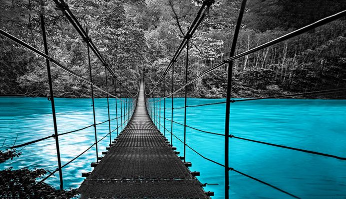 מדבקת קיר גשר