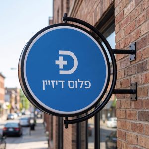 ⁦מתקן שלט דגל עגול מסתובב - עם תאורה⁩ – תמונה ⁦2⁩