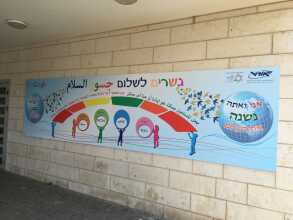 הדפסה על אלוקובונד בית ספר אורט